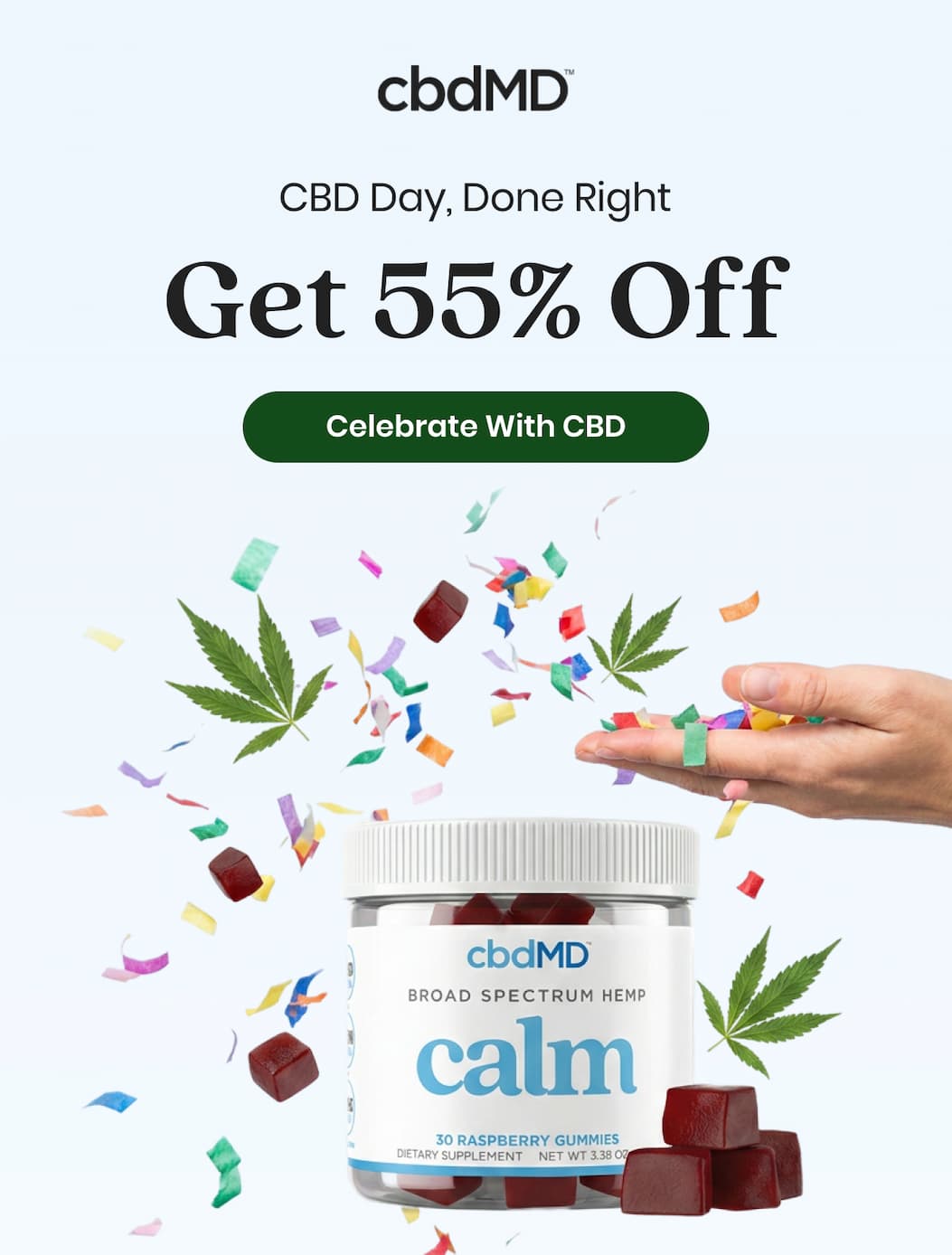 Get 55% Off CBD Day, Done Right