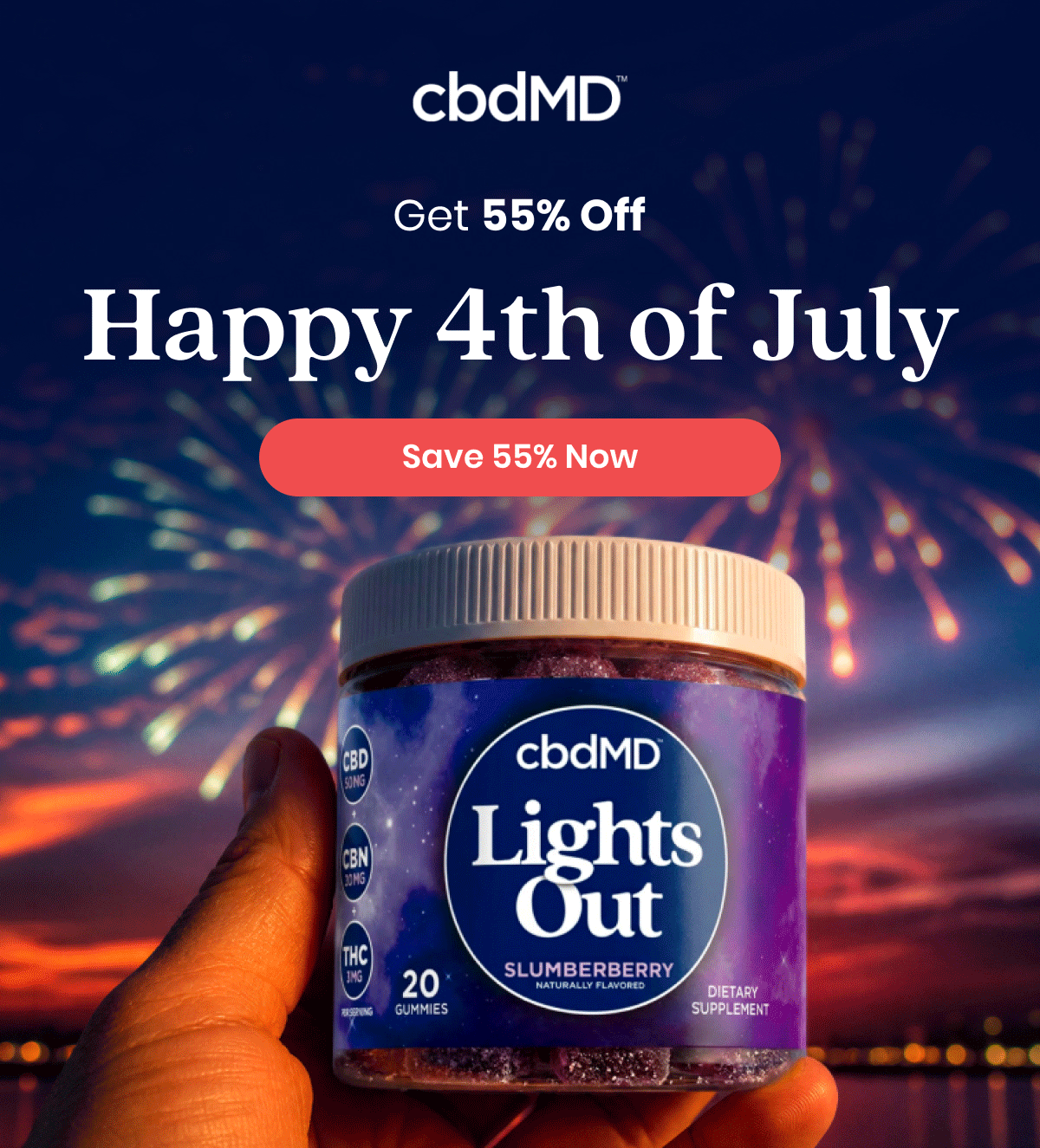 Happy 4th of July Get 55% Off