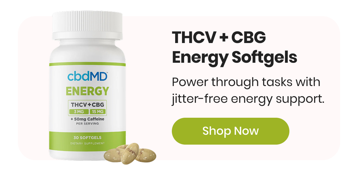THCV + CBG Energy Softgels