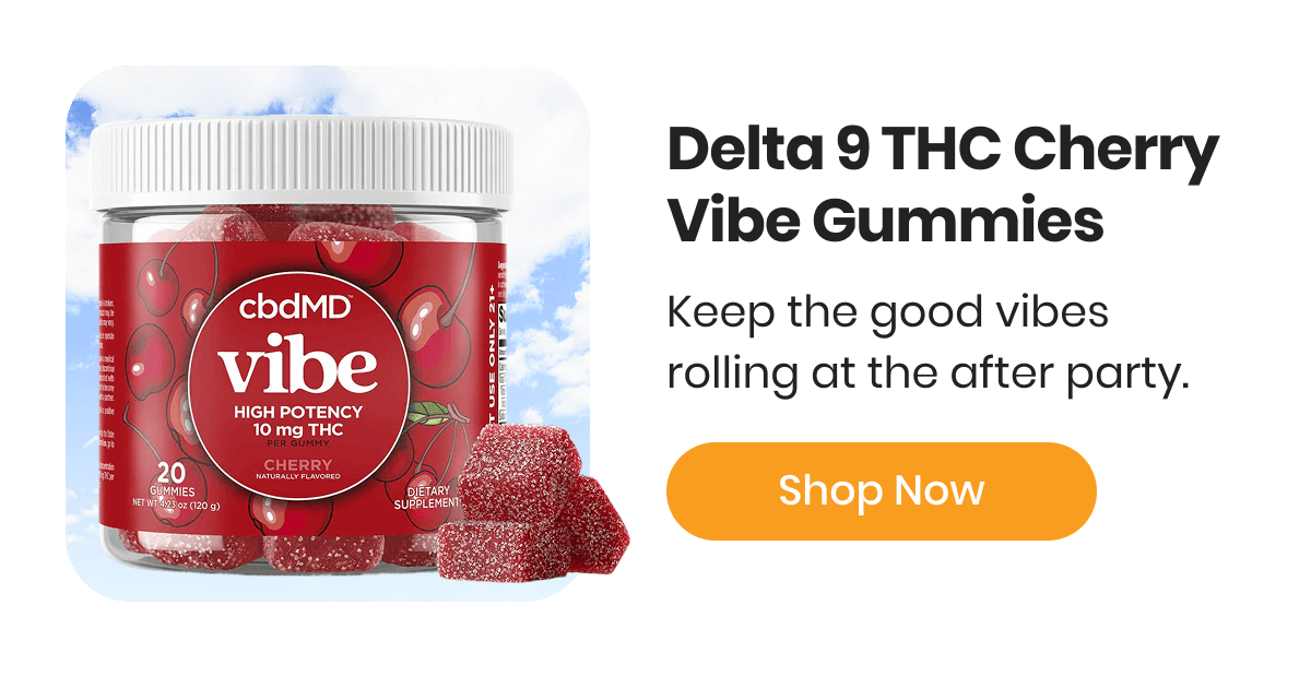 Delta 9 THC Cherry Vibe Gummies