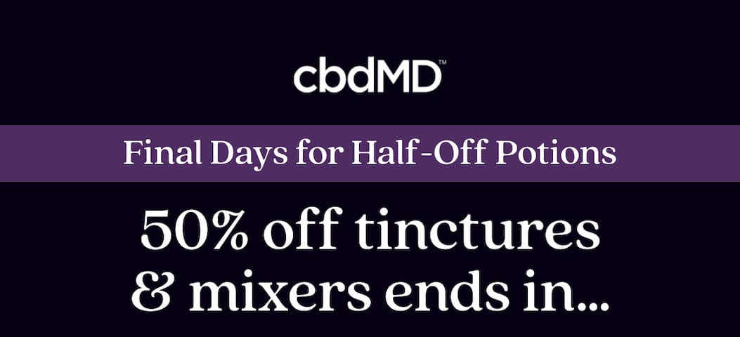 50% off Tinctures & Drink Mixers