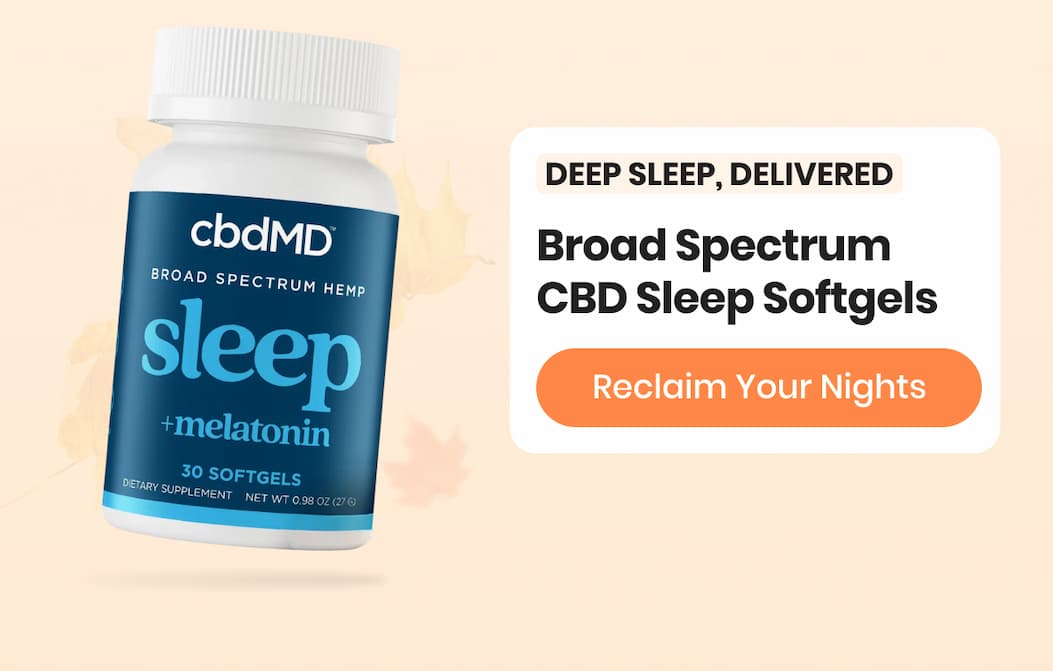 Broad Spectrum CBD Sleep Softgels