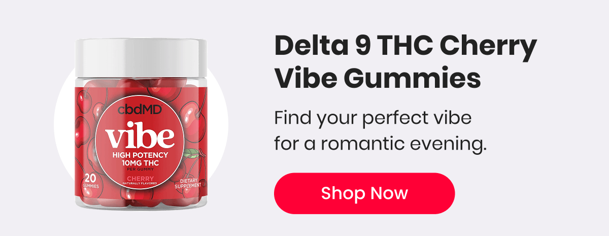 Delta 9 THC Cherry Vibe Gummies