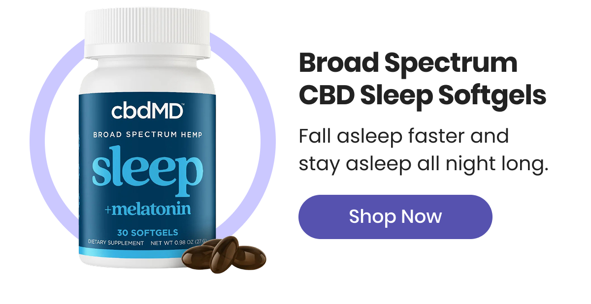 Broad Spectrum CBD Sleep Softgels