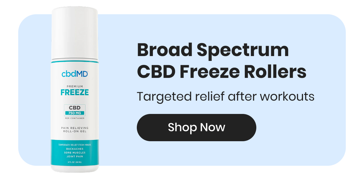 Broad Spectrum CBD Freeze Rollers