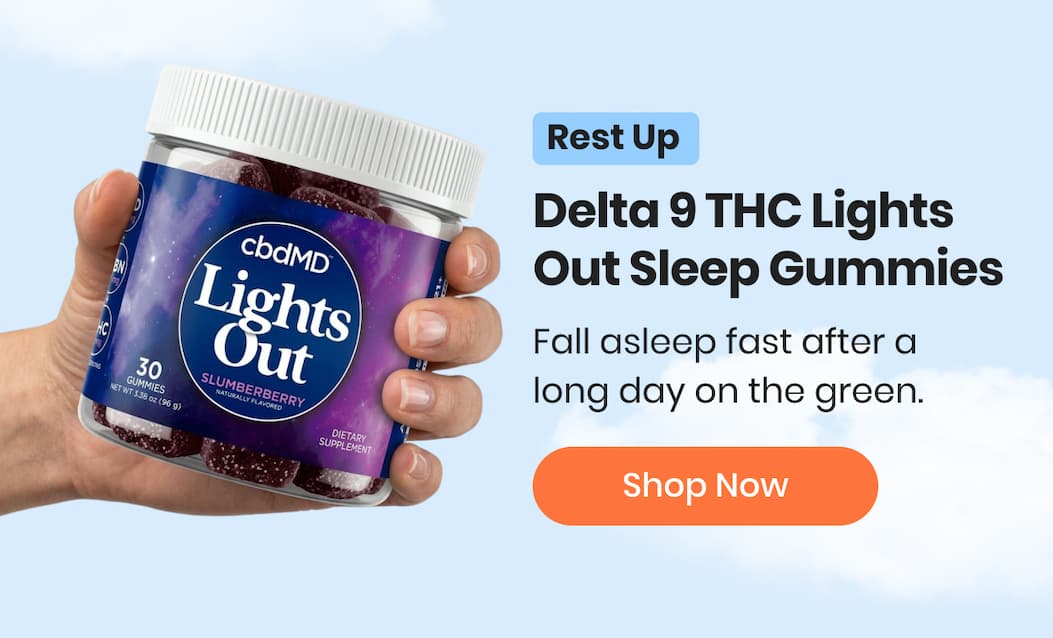 Delta 9 THC Lights Out Sleep Gummies