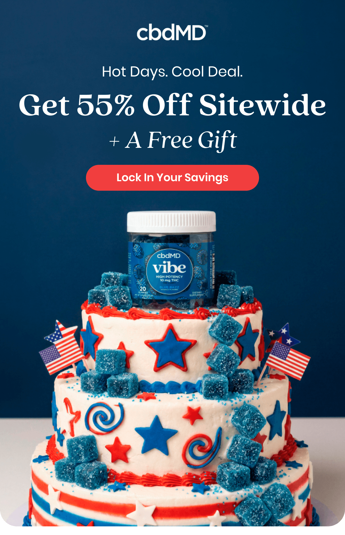Hot Days. Cool Deal. Get 55% Off Sitewide + A Free Gift
