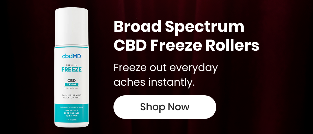 Broad Spectrum CBD Freeze Rollers