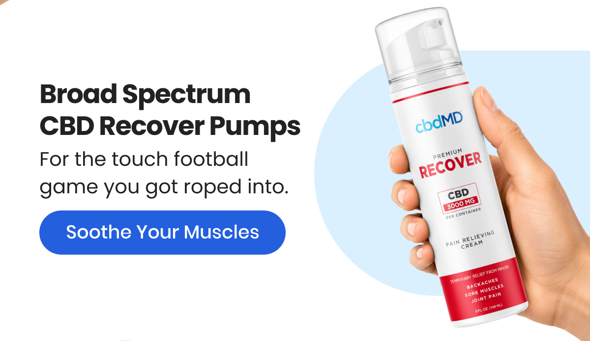 Broad Spectrum CBD Recover Pumps