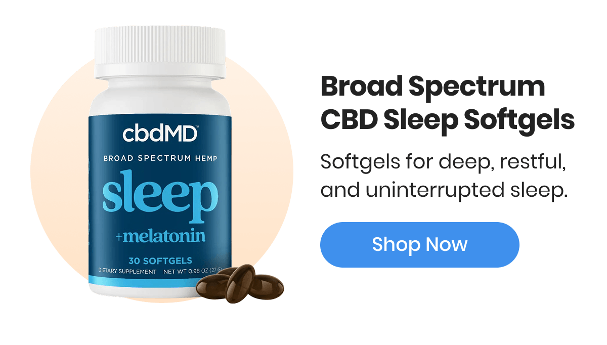 Broad Spectrum CBD Sleep Softgels