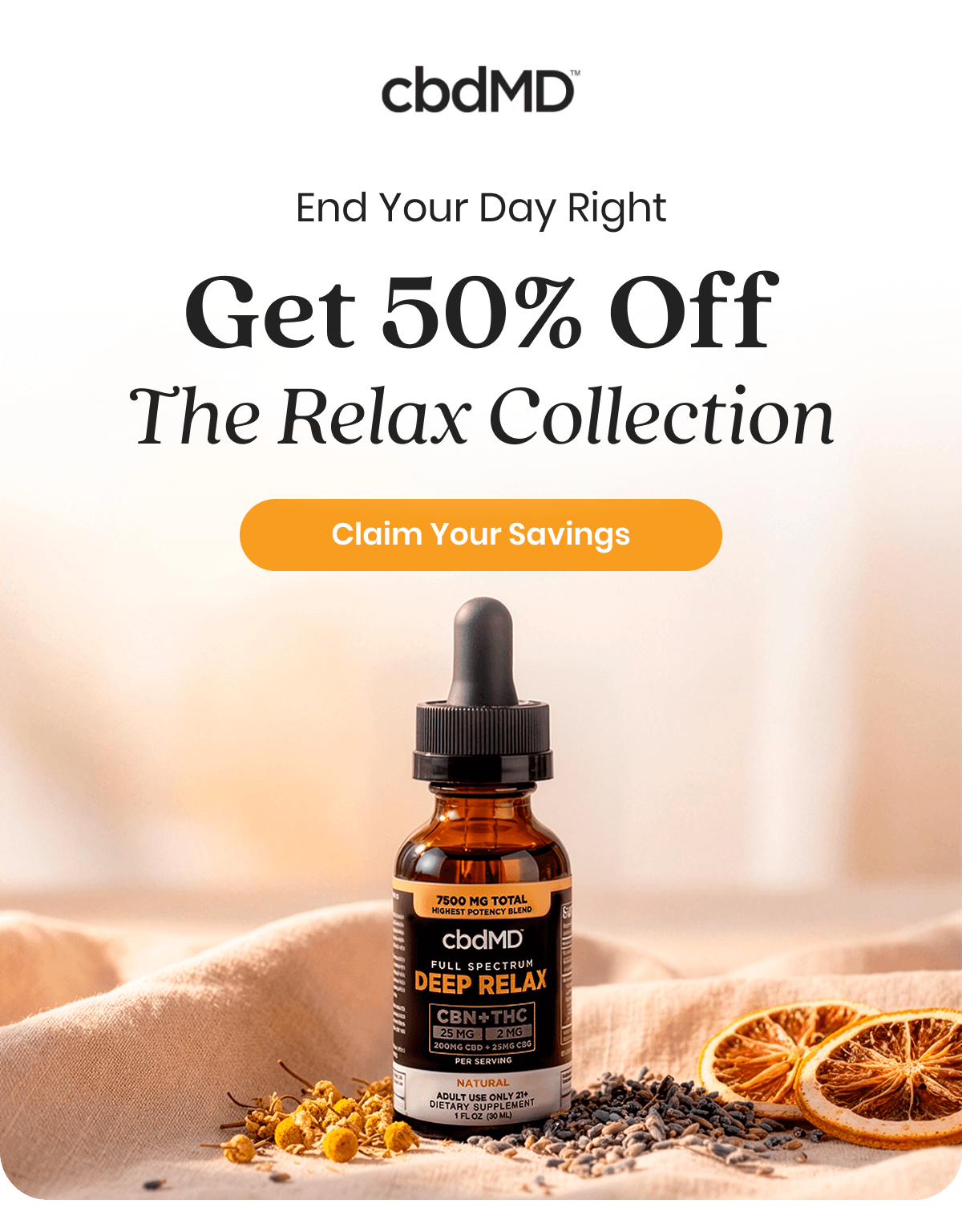 End Your Day Right Get 50% Off The Relax Collection