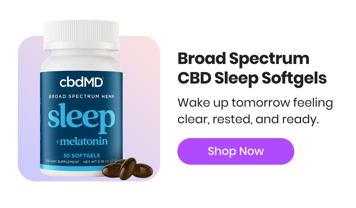 Broad Spectrum CBD Sleep Softgels