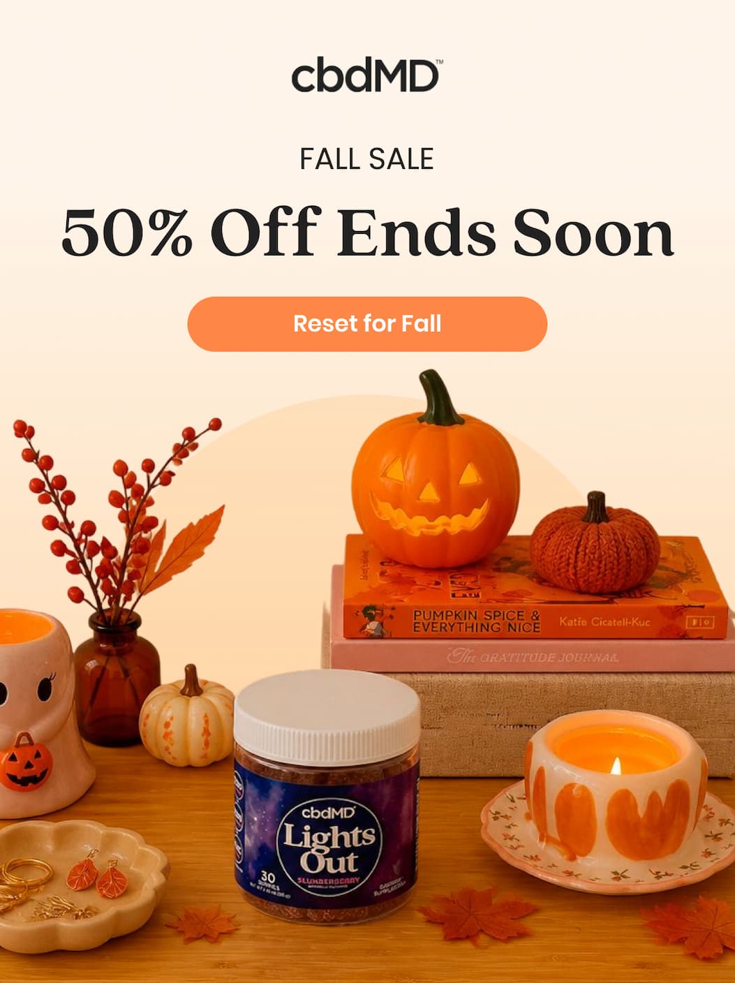 FALL SALE 50% Off Ends Soon
