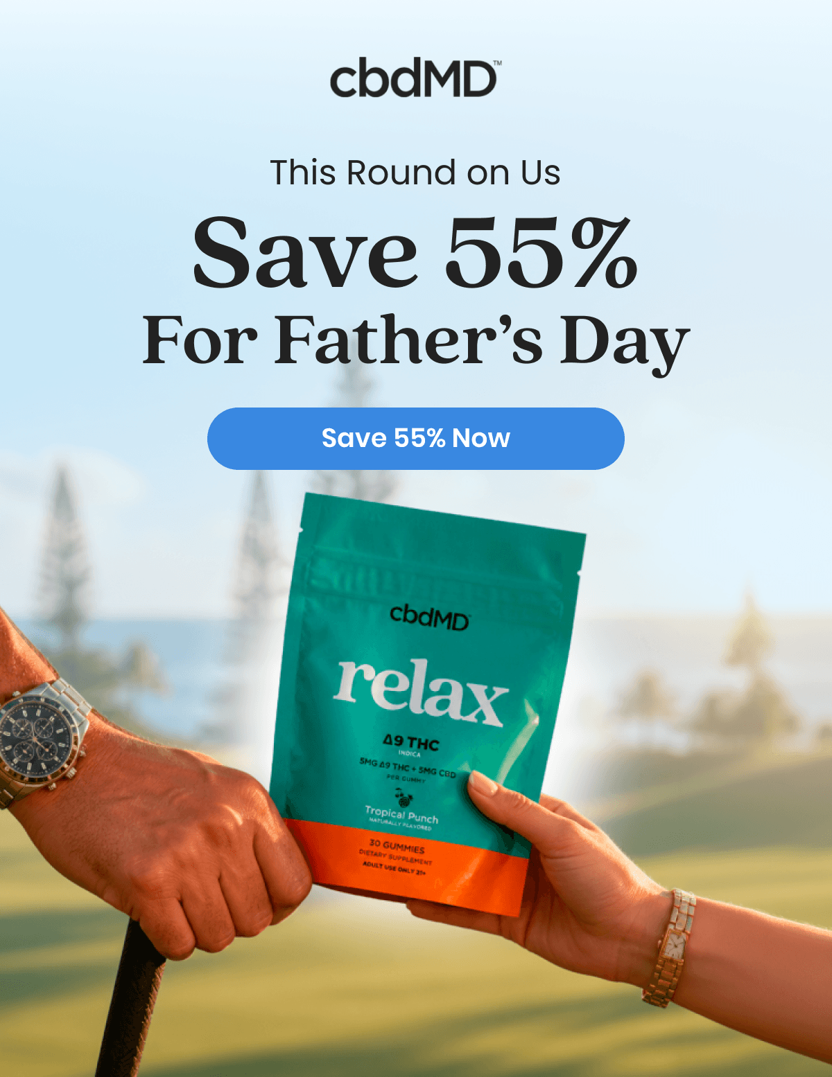 This Round on Us Save 55% For Father’s Day