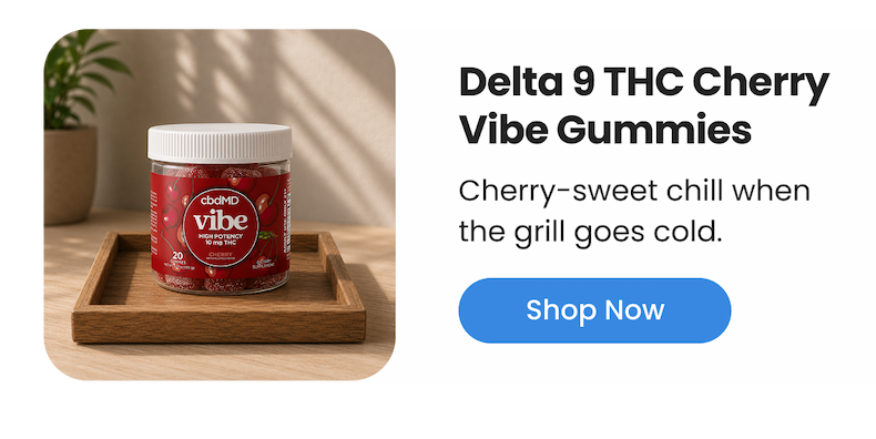 Delta 9 THC Cherry Vibe Gummies
