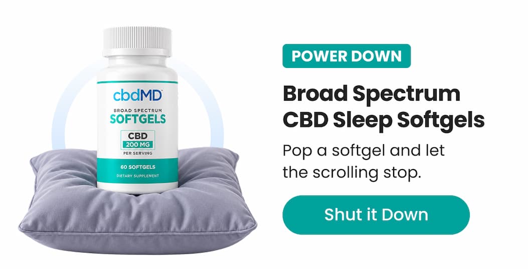 Broad Spectrum CBD Sleep Softgels