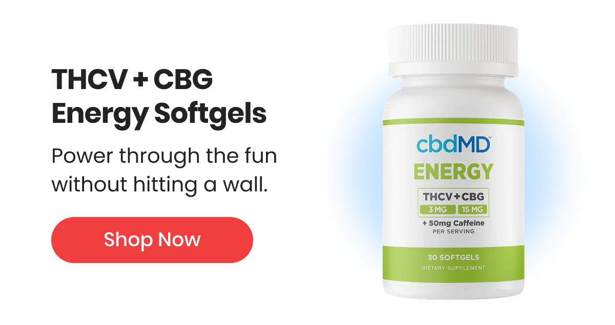 THCV + CBG Energy Softgels