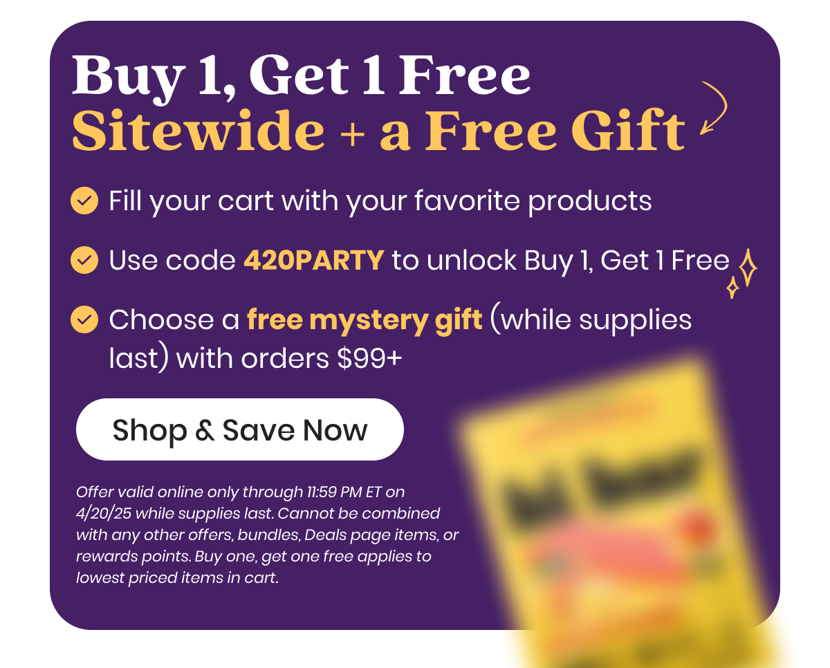 Buy 1, Get 1 Free Sitewide + a Free Gift