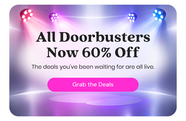 All Doorbusters Now 60% Off