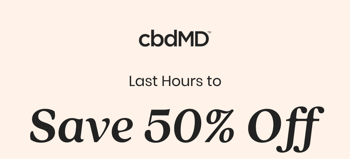 Last Hours to Save 50% Off