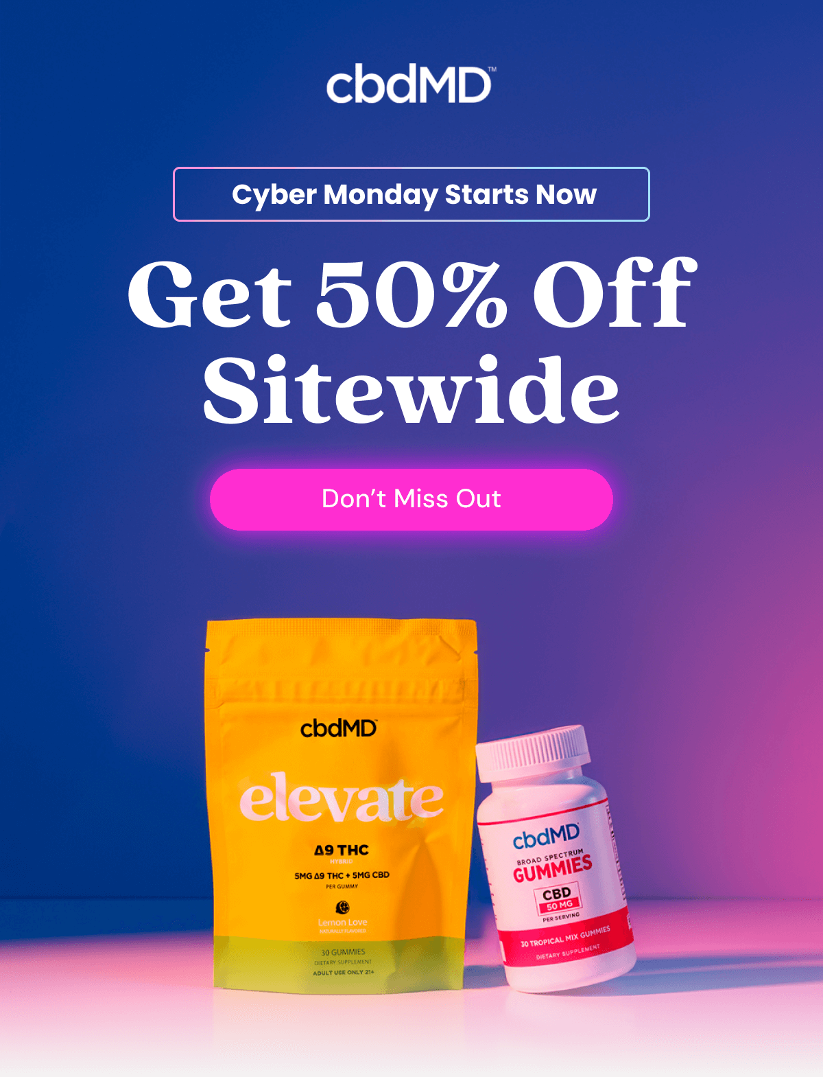  Cyber Monday Starts Now Get 50% Off Sitewide