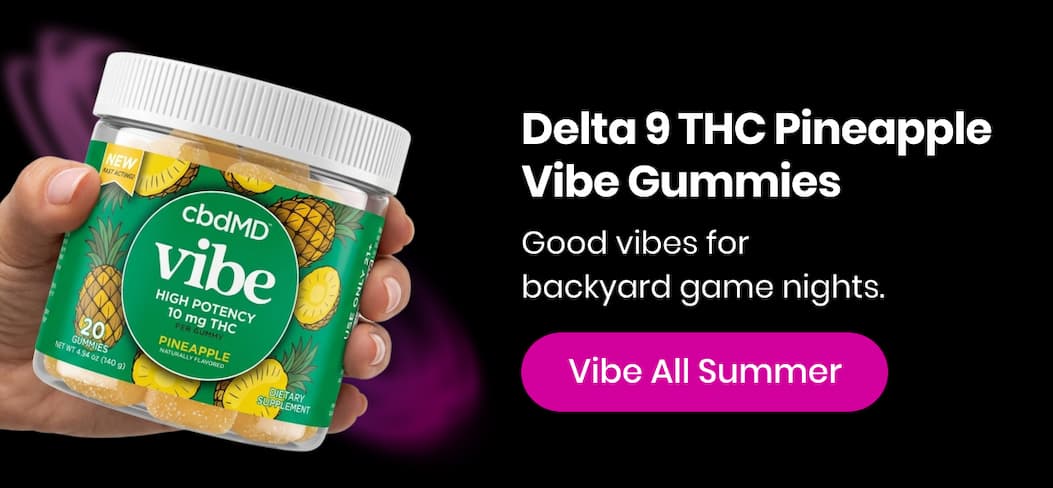 Delta 9 THC Pineapple Vibe Gummies