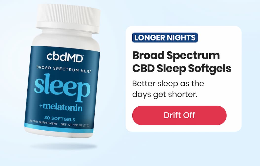 Broad Spectrum CBD Sleep Softgels