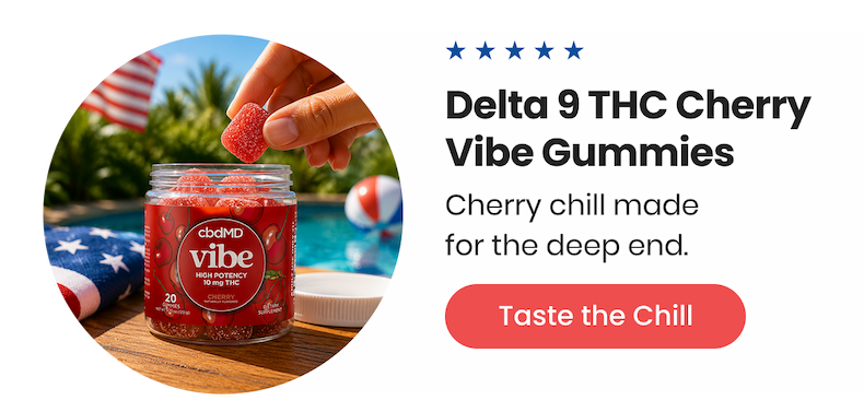 Delta 9 THC Cherry Vibe Gummies