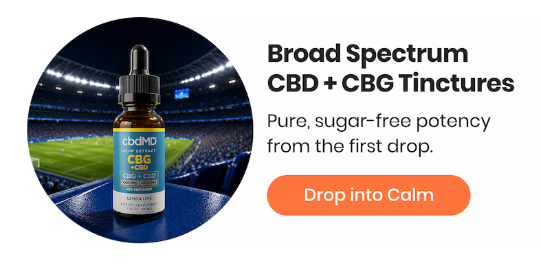 Broad Spectrum CBD + CBG Tinctures