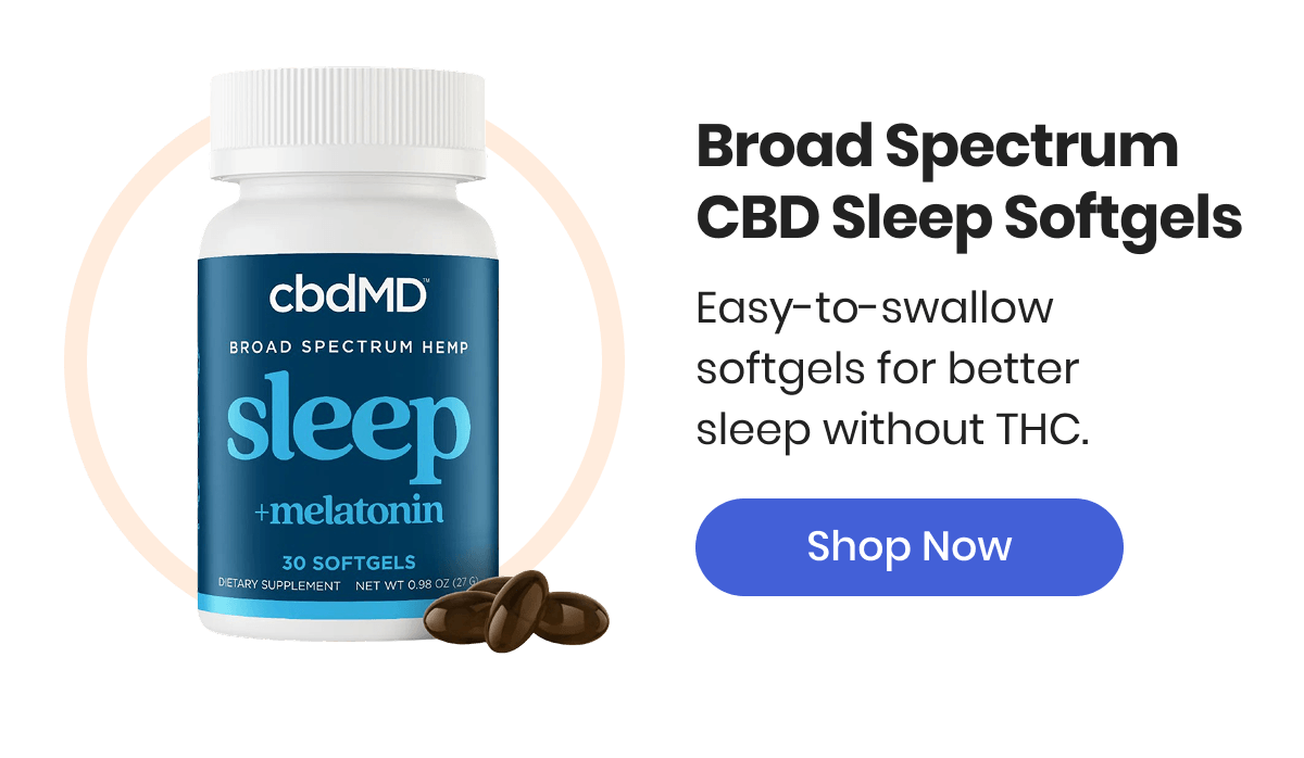 Broad Spectrum CBD Sleep Softgels