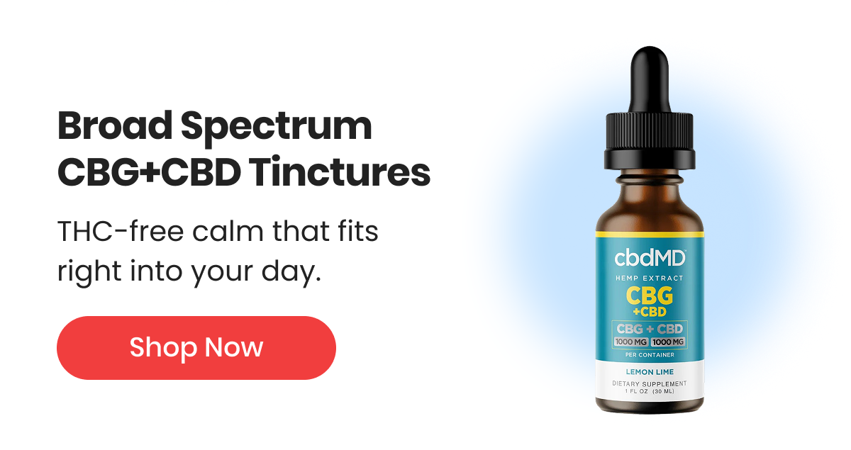 Broad Spectrum CBG+CBD Tinctures
