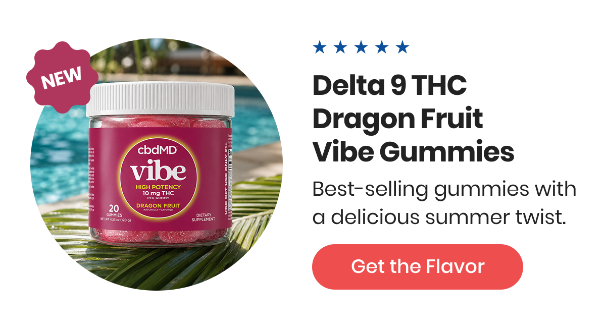 Delta 9 THC Dragon Fruit Vibe Gummies