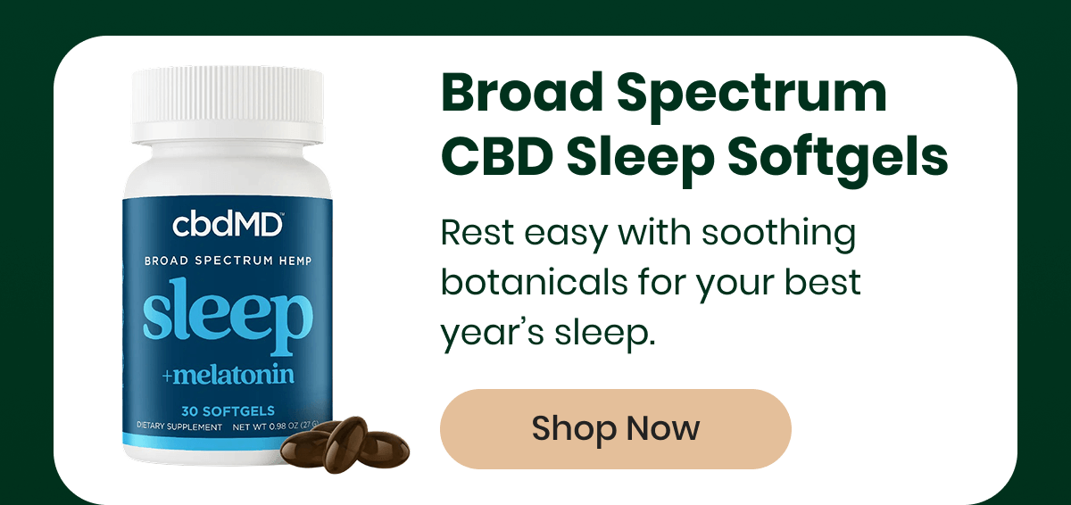 Broad Spectrum CBD Sleep Softgels