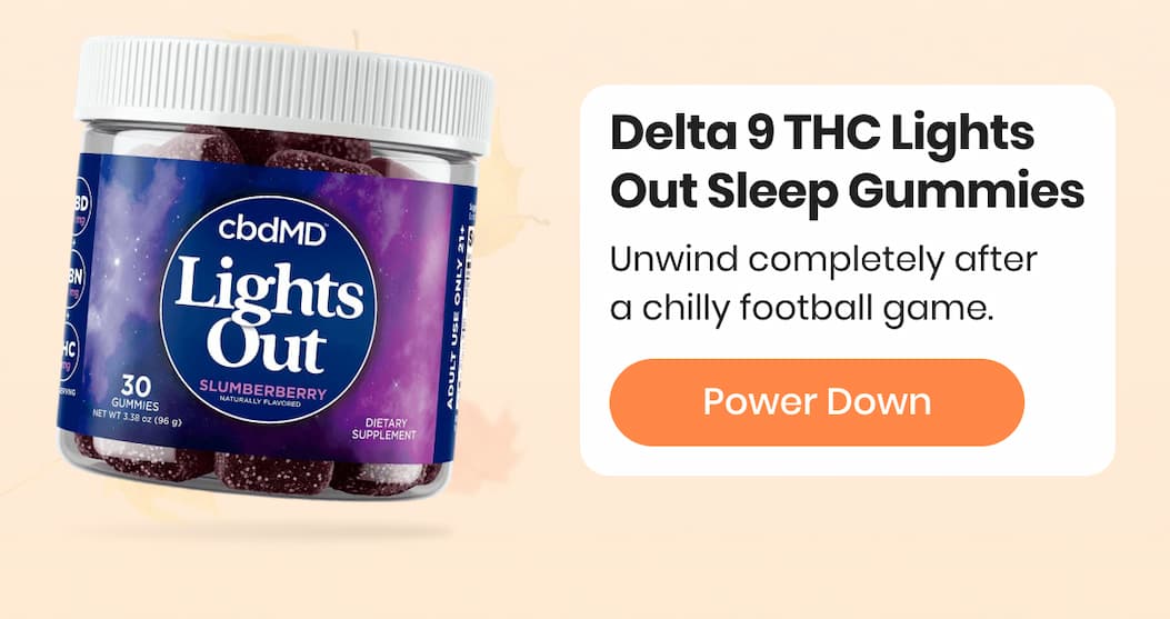 Delta 9 THC Lights Out Sleep Gummies