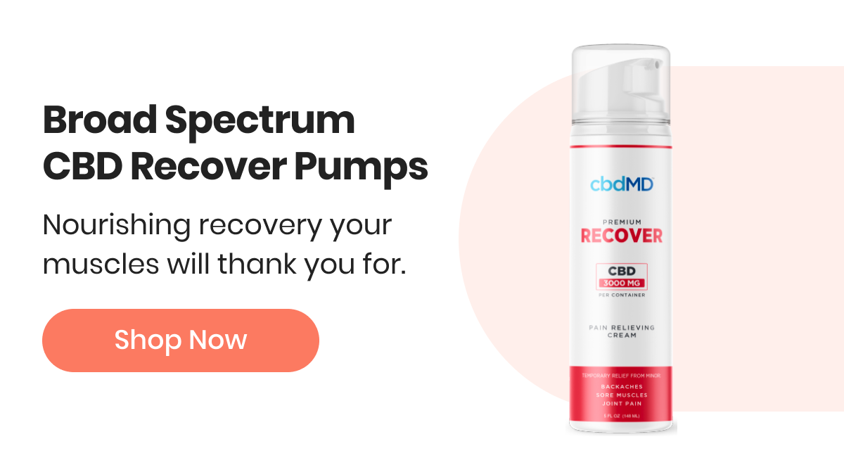 Broad Spectrum CBD Recover Pumps