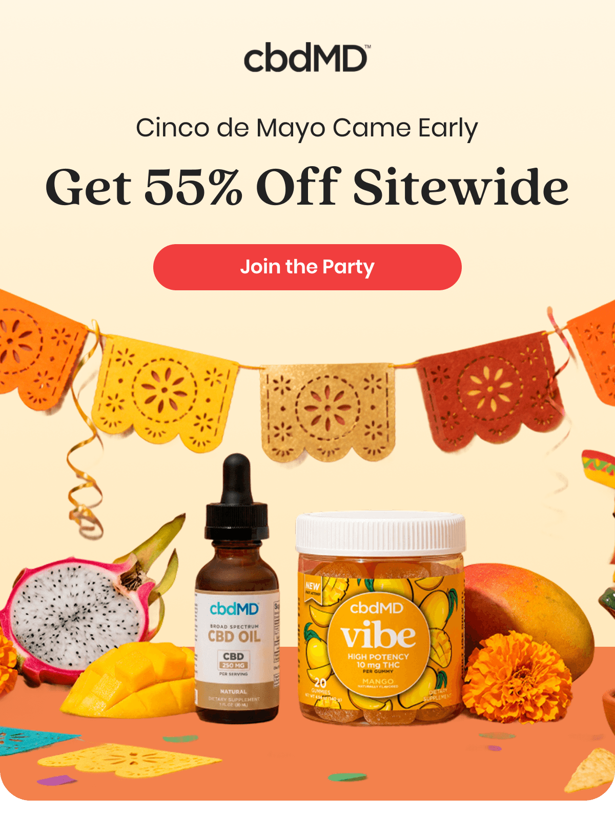 Cinco de Mayo Came Early Get 55% Off Sitewide