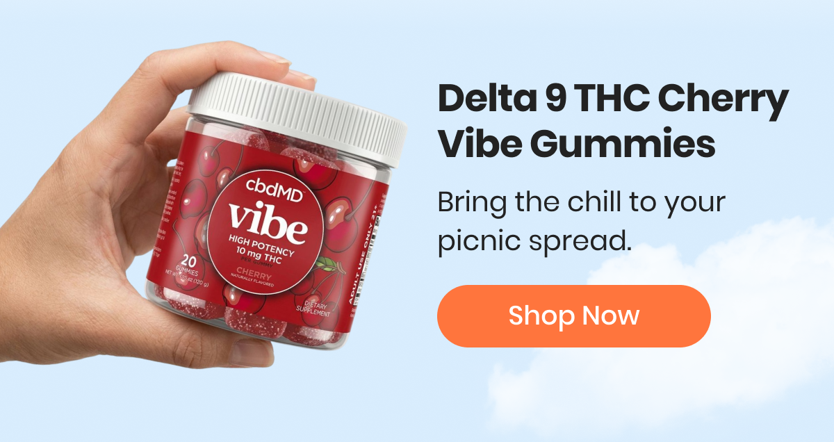 Delta 9 THC Cherry Vibe Gummies