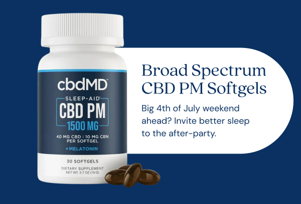 Broad Spectrum CBD PM Softgels