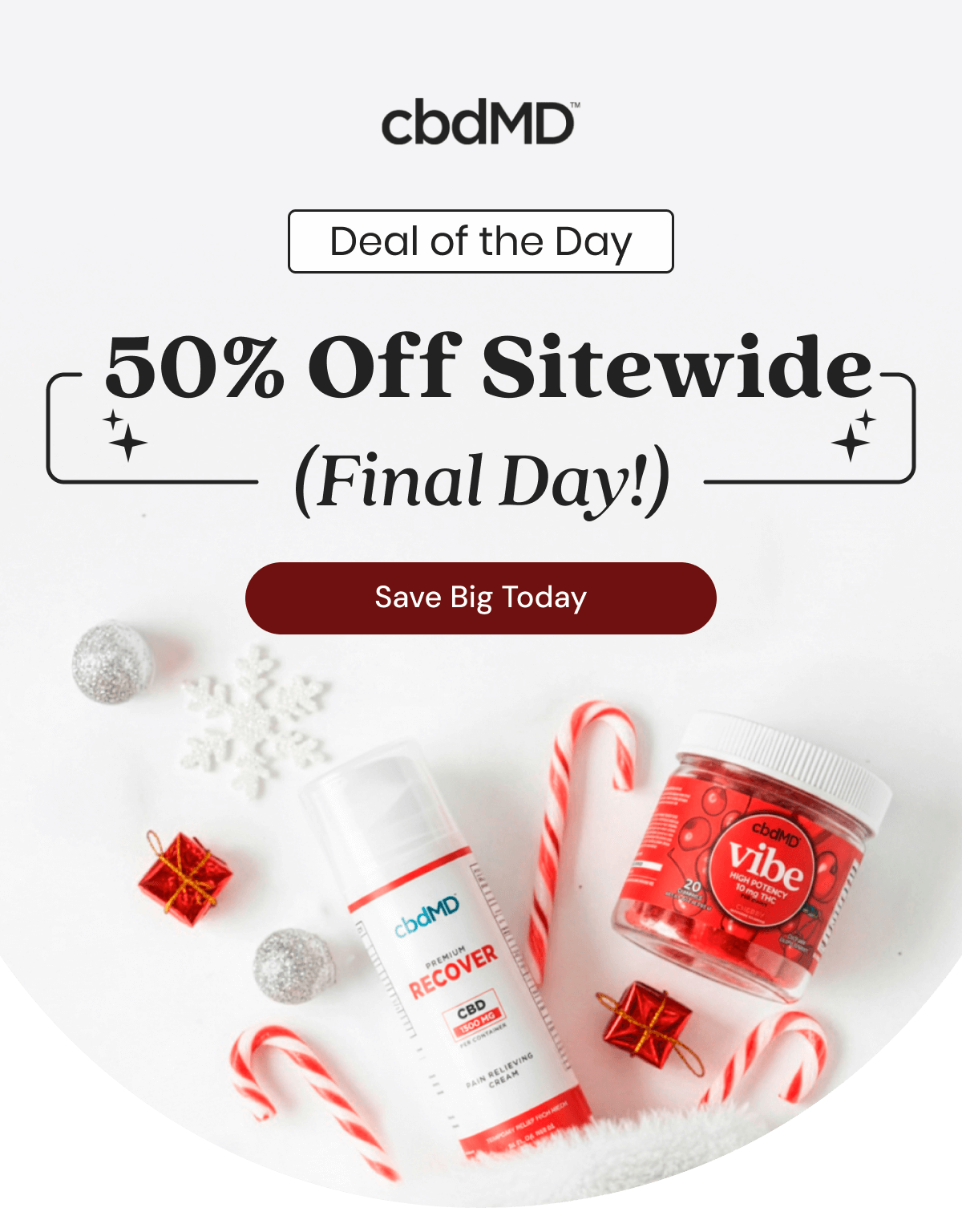 Deal of the Day 50% Off Sitewide (Final Day!)
