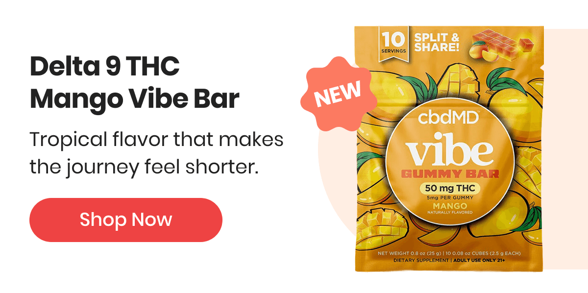 Delta 9 THC Mango Vibe Bar