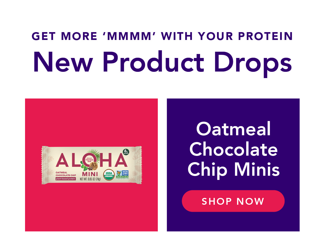 New product dropped: Oatmeal Chocolate Chip Minis!