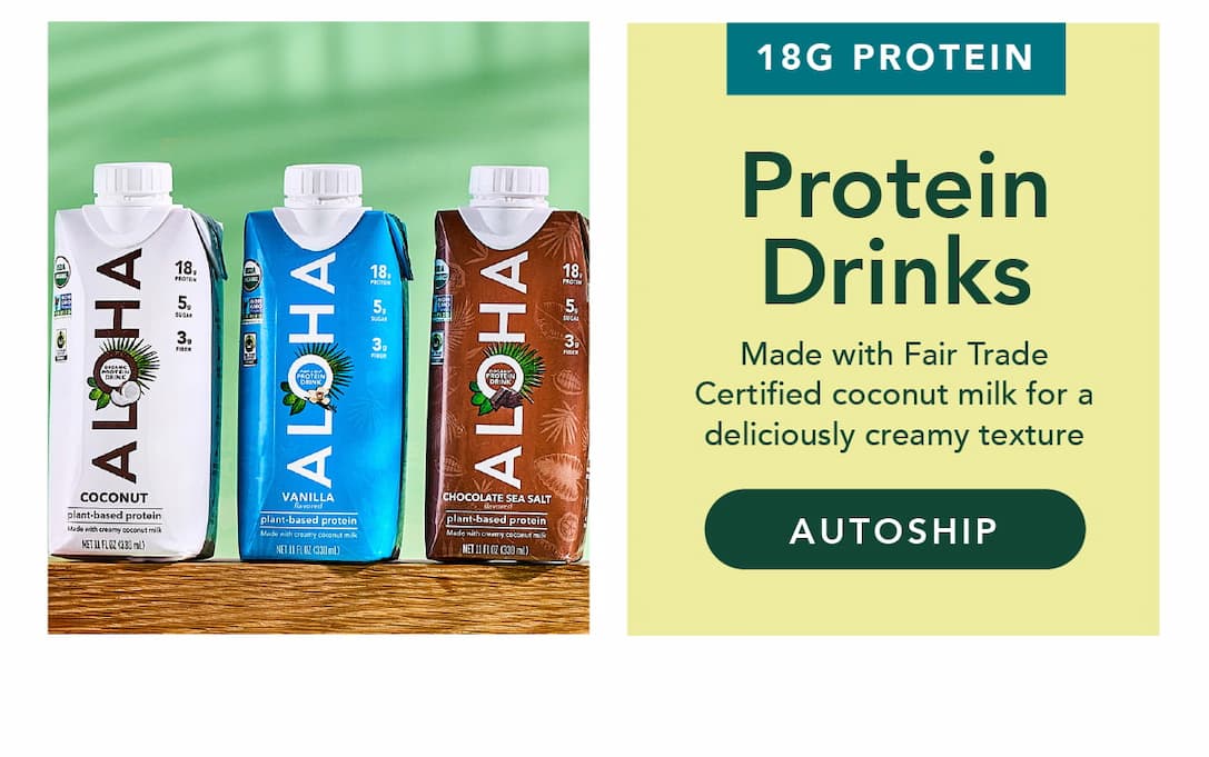 Create an autoship with protein drinks
