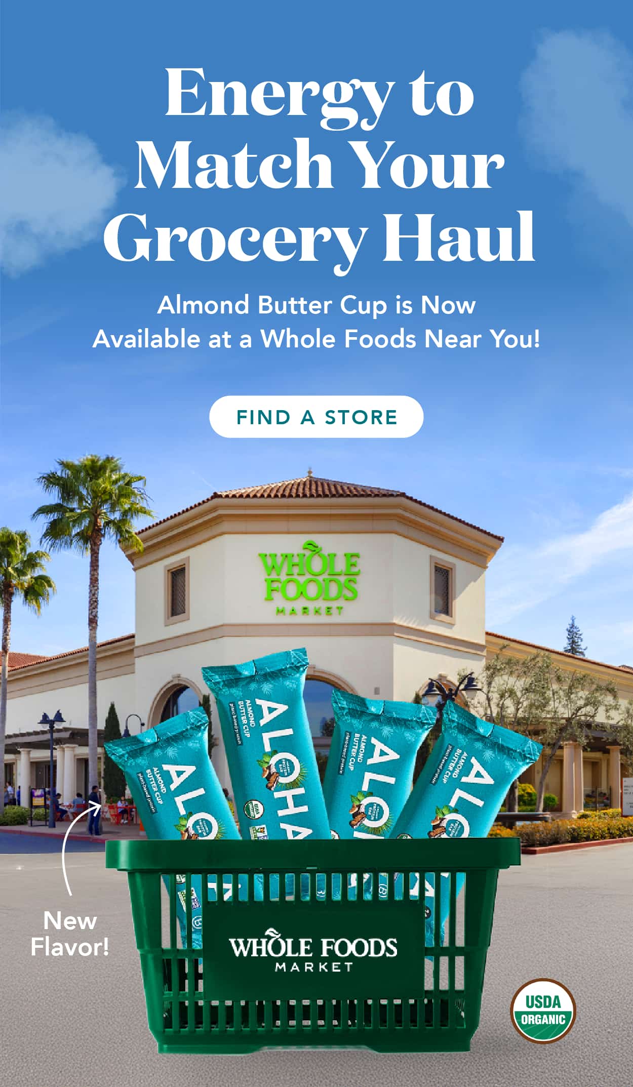Almond Butter Cup is now available at a Whole Foods near you! Almond Butter Cup is now available at a Whole Foods near you!