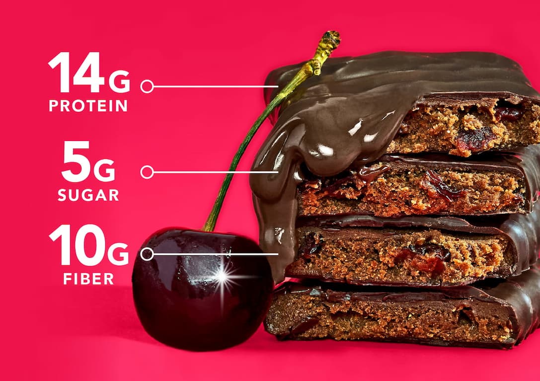 14g protein, 5g sugar, and 10g fiber