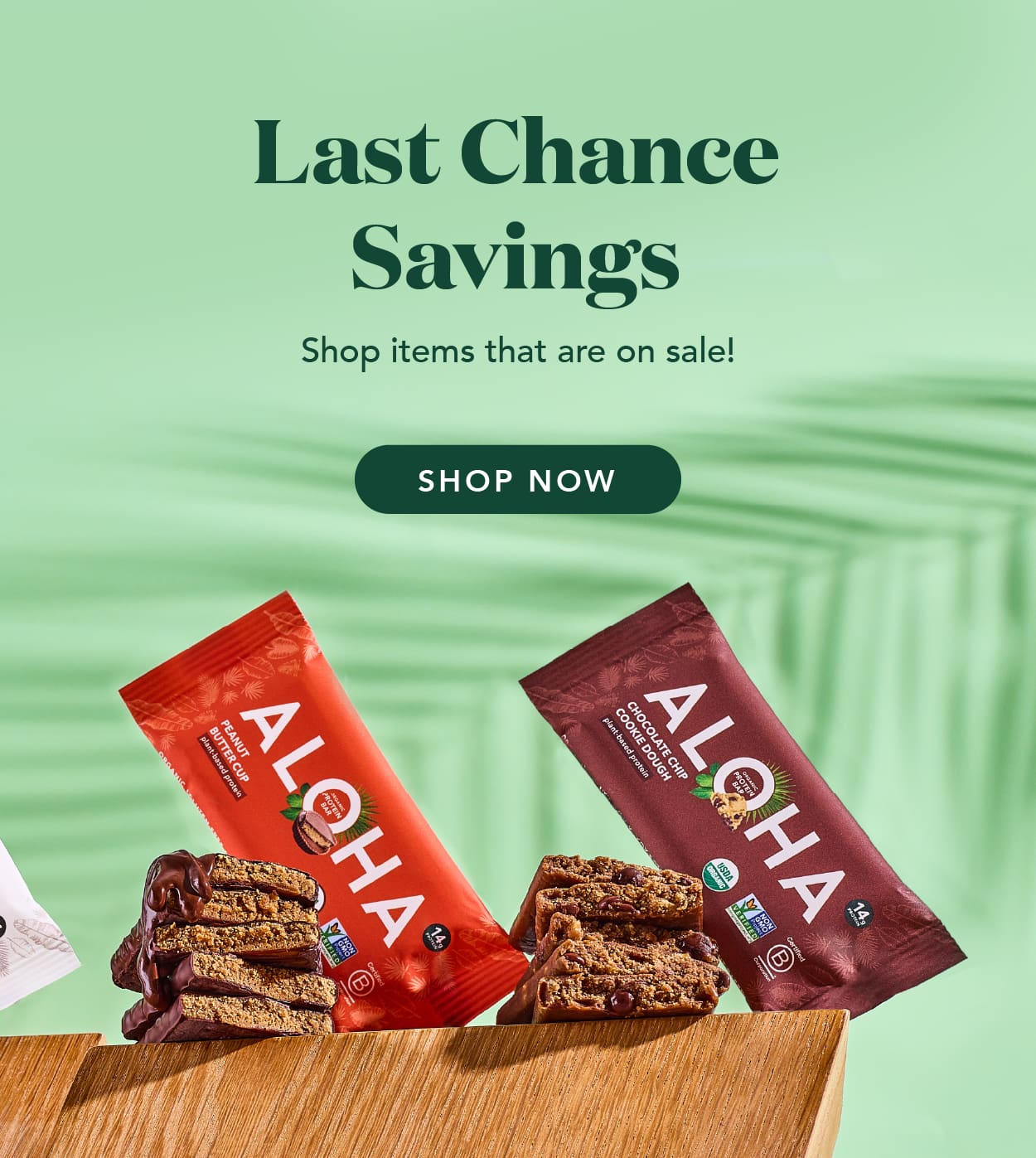 Shop items that are on sale!