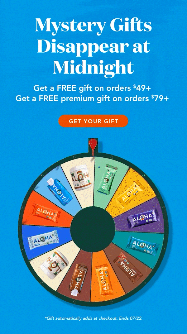 Get a FREE gift on ordres $49+ or get a free premium gift on orders $79+! Ends today. 