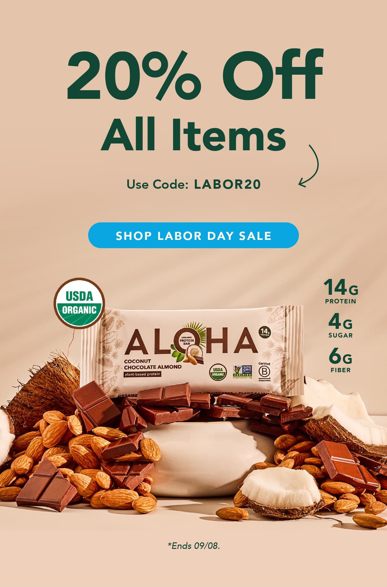 Get 20% off all items with code LABOR20! Excludes autoship. Ends 09/08