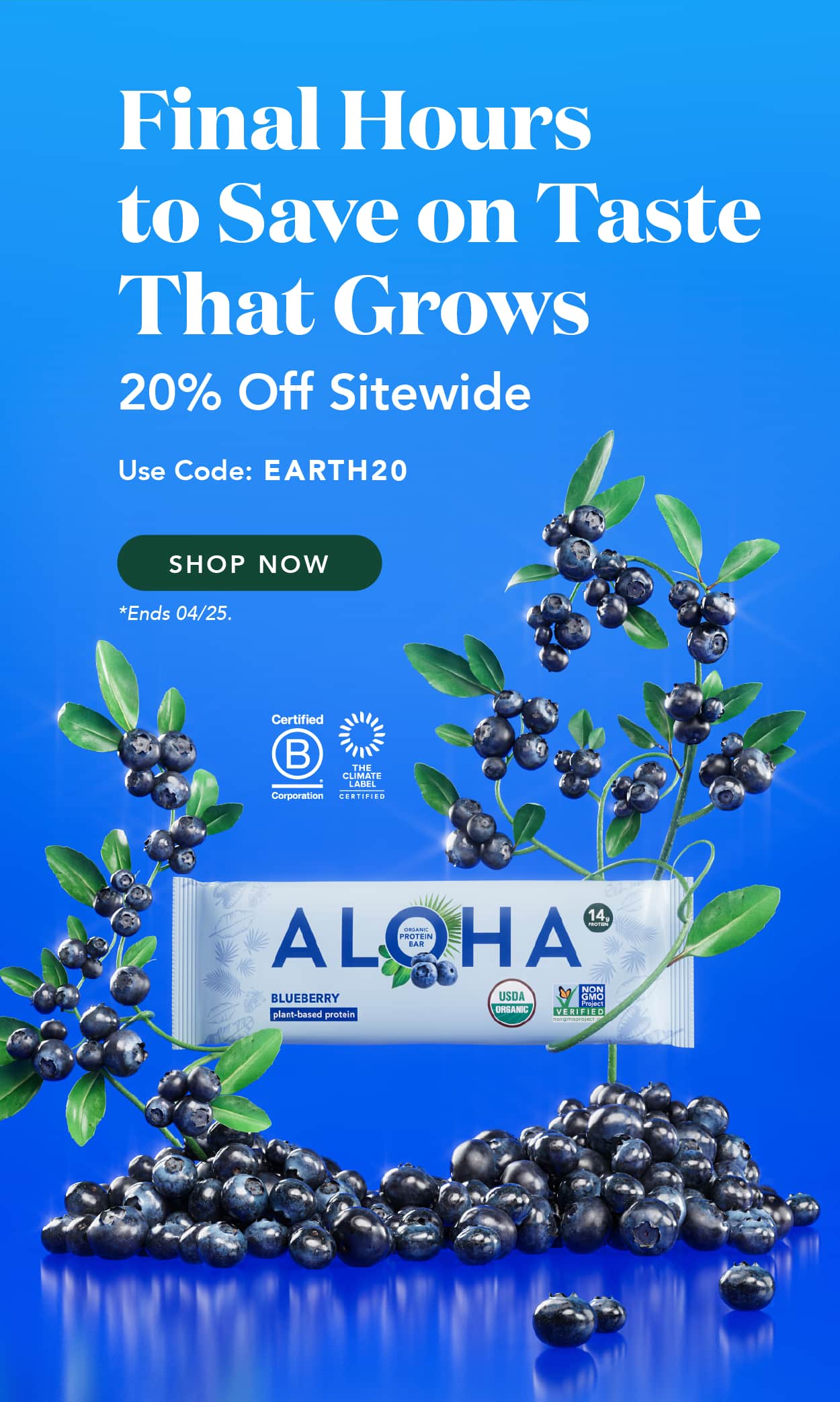 Final hours to save on Taste That Grows! Get 20% off sitewide with code EARTH20.