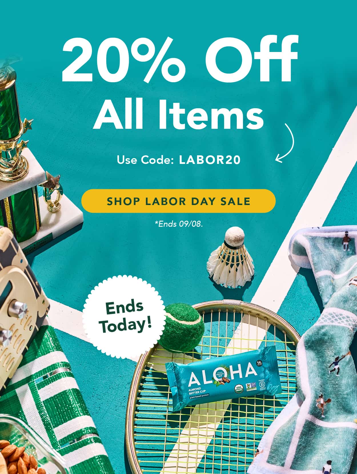 Get 20% off all items with code LABOR20. Ends 09/08