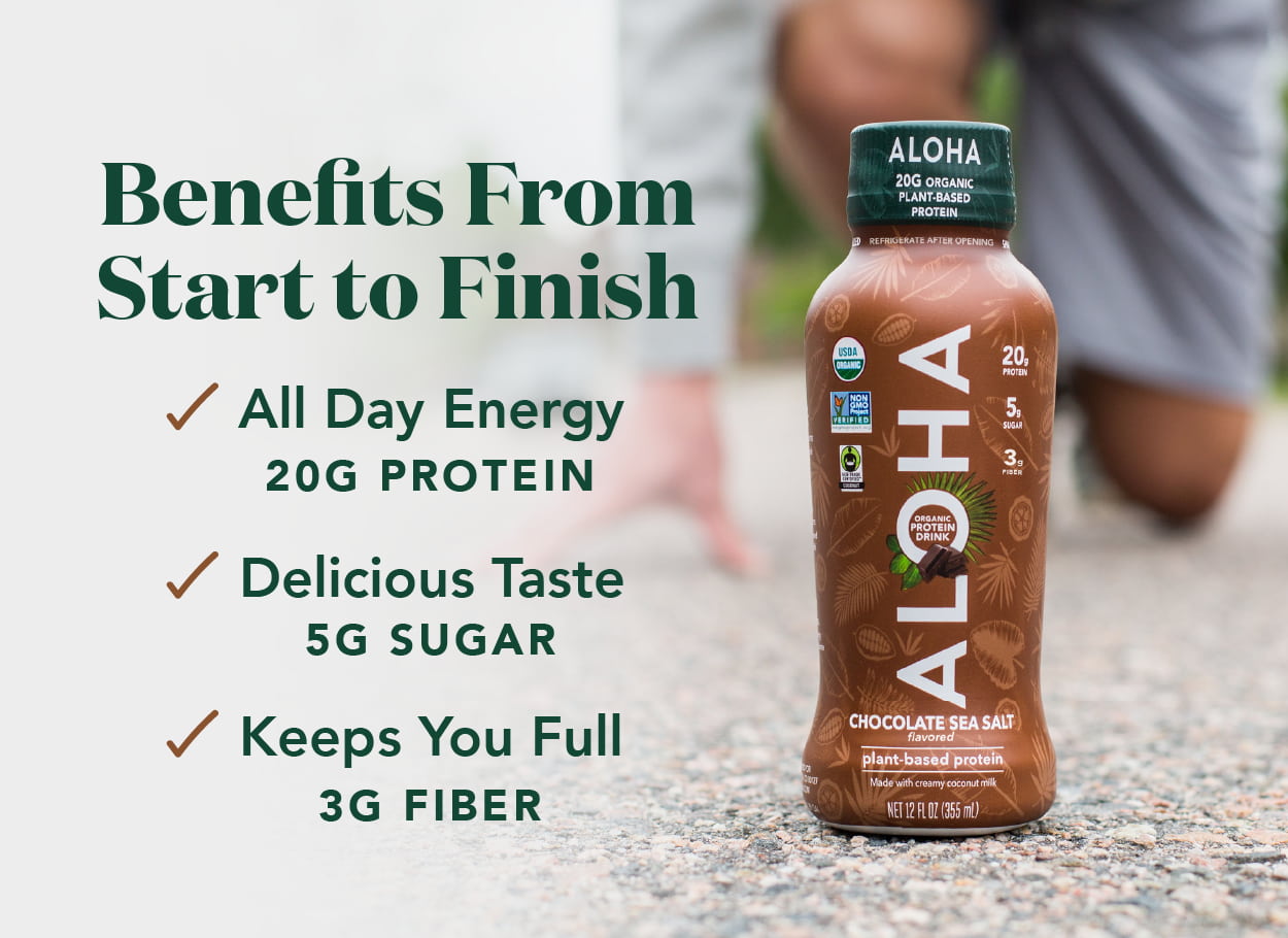 Benefits from start to finish: 20g protein, 5g sugar, and 3g fiber!
